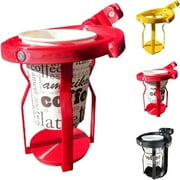 Gyroscopic Cup Holder, Gyrgo Cup Holder Expander Gyroscopic for Coffee and Cans - Anti-Spill, 360 ° Rotatable Drink Holder, Self Leveling Cup Holder for Tractors, Trucks, and Motorcycle, Bike